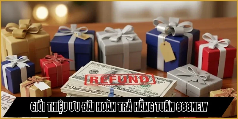 Hoàn trả hằng tuần 888new là chương trình ưu đãi thưởng cực lớn