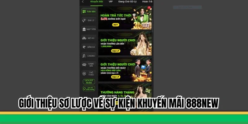 Khái quát về sự kiện nhận thưởng tải 888new