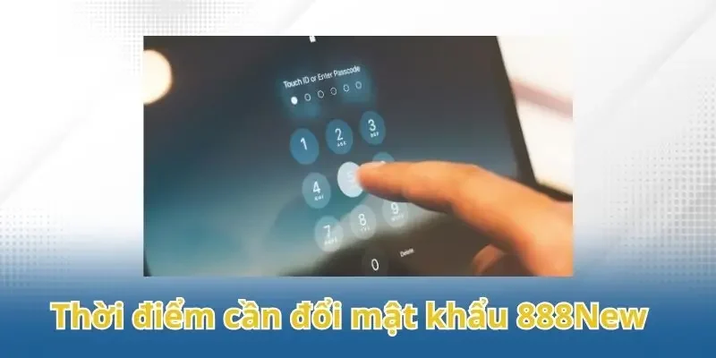 Thời điểm cần đổi mật khẩu 888New để bảo vệ tài khoản